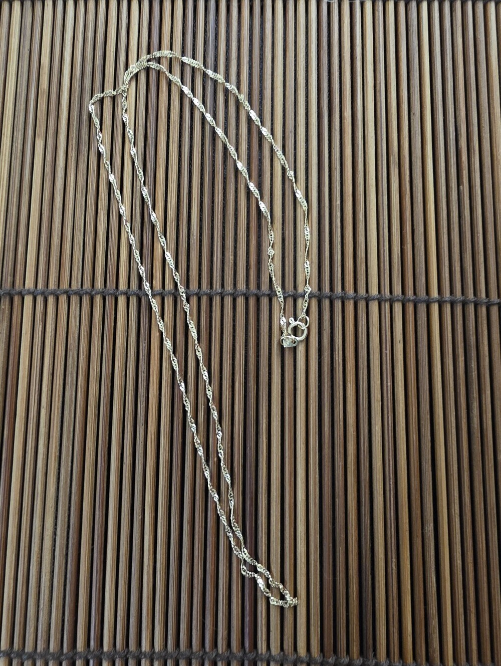 14k Yellow Gold Twist Chain Necklace